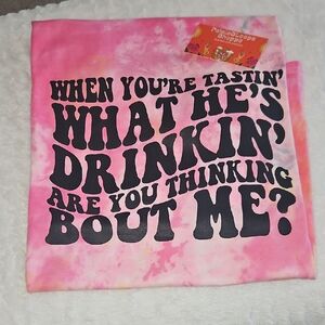 George Pink Tie-Dye Short Sleeve Tee